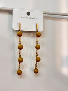 Stylish Yellow Drop Earrings
