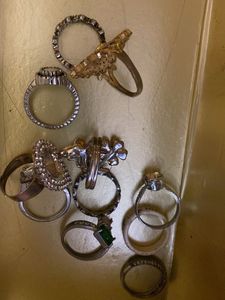 set of 9 Assorted Ring Collection