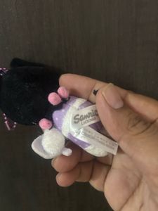 Sanrio Kuromi summer vacation plush keychain