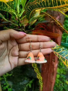 Handmade paper Jhumka Earrings (6 sets)