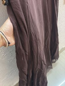 Classy Ethnic Gown with Embellished Jacket