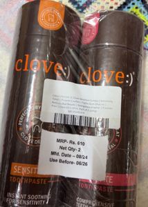 Clove Toothpaste Set