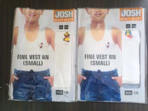Josh Dixcy Scott Baby Vest Set of 2 | 9-12M | NWT