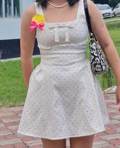 Charming Polka Dot Fit &amp; Flare Dress