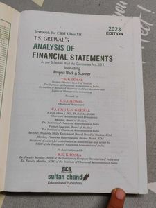 Analysis Of Financial Statements