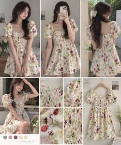 H&amp;M Puff-sleeved Dress