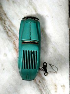 Vintage Teal Toy Car
