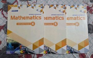 ALLEN Mathematics Enthusiast Course Books 4, 5, 6