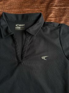 Women's Dark gray Polo Shirt