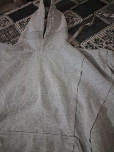 BLAEXIT Oversized Grey Hoodie Y2k