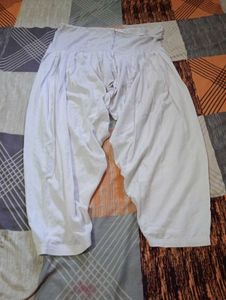 Maroon Kurta with White Patiala