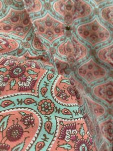 Printed Peach Kurta(xxl)