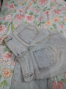Korean Light Wash Denim Jeans