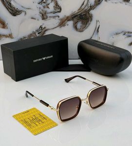 Emporio Armani Square Frame Sunglasses