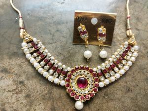 Chokar Set.  Jewellery Set.  Necklace With Earring.  Necklace Set