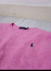 Ralph Lauren Pink Wool Sweater