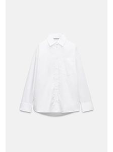 Zara Oversized White Backless Shirt