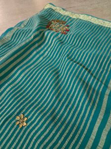 Gota Patti saree with stylish blouse (30 )