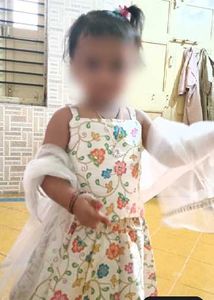 Beautiful Floral Print Dress for Girls
