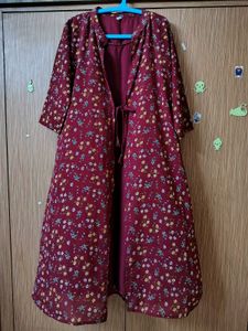 New 48 size Chic Floral Print Maxi Dress