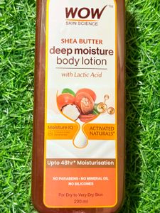 WOW  Shea Butter Body Lotion pack of 2