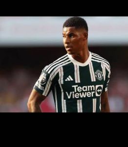 Man Utd Rashford 2023 away football jersey