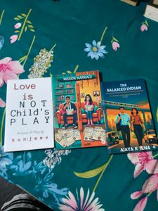 3 Assorted Fiction Books