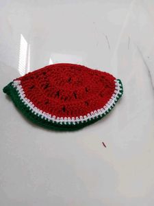 Cute Crochet Watermelon Pouch
