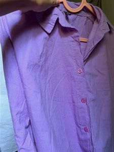 Lavender Button-Up Shirt