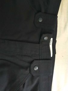 Black Cargo Style Pants