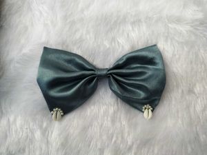 Elegant Satin Bow Hair Clips &amp; Scrunchie Set