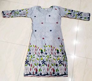 floral Printed Kurti Pant Set