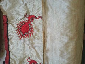 Elegant Peacock Embroidered Saree