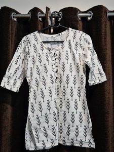 Stylish Printed Cotton Kurta