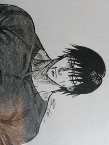 Toji fushigoru ink sketch