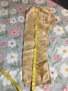 Golden Colour Kurta Pyjama Set For Boys