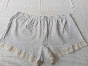 Cozy Lace Trim Sleep Shorts