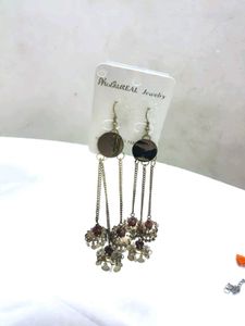 Boho Dangle Earrings with Charms