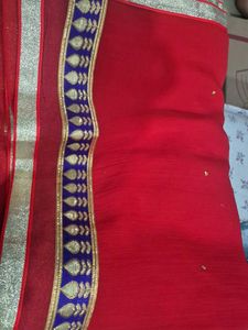 Elegant Red &amp; Yellow lehenga choli with Embellishm