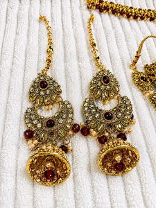 Heavy Bridal Dulhan Jewellery Set