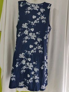 Emery rose(shein) Navy Floral Sleeveless Dress