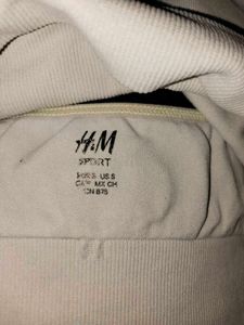 H&amp;M Sport Ribbed Cami Crop Top / Sports Bra