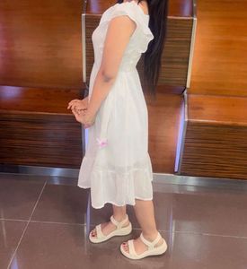 Elegant White Mini Dress
