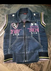two Boys Shortsand jeans jacket