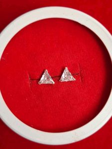 Triangle Stud Earrings - Minimalist Style