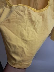 Mustard Yellow Tank Top 👚 / Readymade Blouse