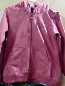 Premium Zip-Up Hoodie for Women – Blush Pink