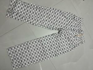 Checkered Casual Pants