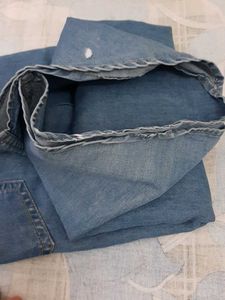 Men's Blue Denim Shirt