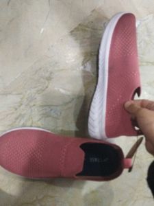 Trase Pink Slip-On Sneakers